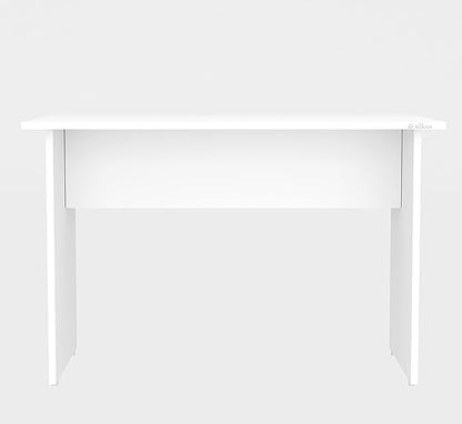 Furniture Modern Desk in White, L80 x W40 cm, Work from Home Table, Home Office Computer Table, Kids Study Desk, CompactWood Table for SmalLSpaces, Minimalist Design