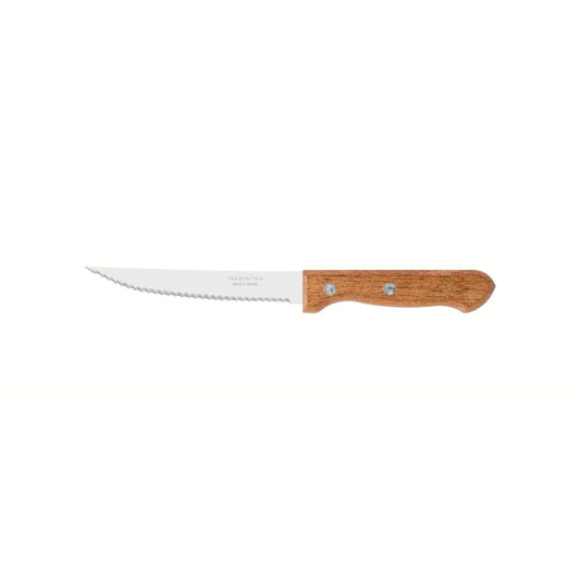Dynamic Stainless Steel Fruit Knife with Wooden Handle, 5-Inch Blade - Pack of 12