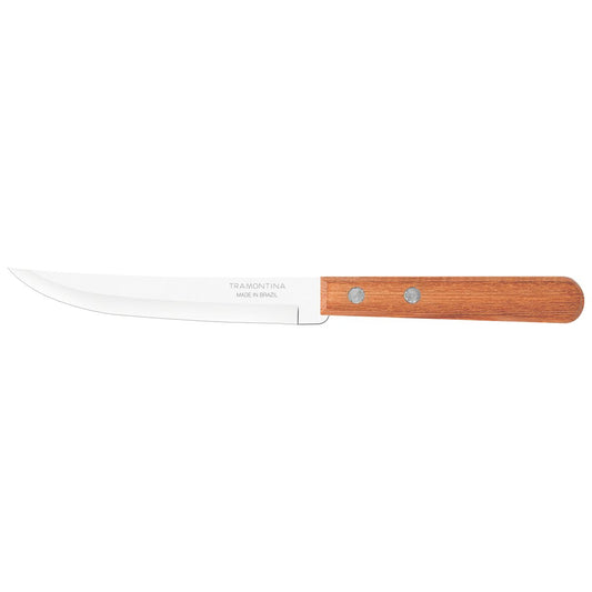 Dynamic 5-Inch Steak Knife – Premium Stainless Steel Blade, Natural Wood Handle, Durable Rustic Design, Perfect for Cutting Meats and Versatile Kitchen Use