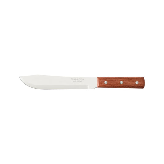 Dynamic Stainless Steel Kitchen Knife with Wooden Handle, 7-Inch Blade - Designed for High Performance and Durability, Ideal for Professional and Home Kitchens, Precision Crafted