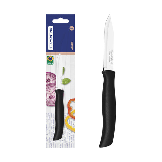 Fruit and Vegetable Knife with Handle, 3-Inch Length, Blue