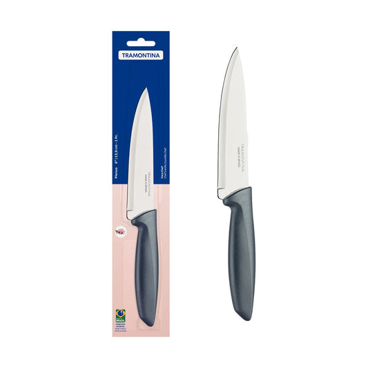 Plenus Chef Knife – 6-Inch Stainless Steel Blade – Gray Handle – Sharp, Ergonomic & Versatile for All Cooking Needs