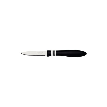 Cor & Cor Paring Knives Set – 2 Pieces – Black Handles – Stainless Steel Blades – Compact & Precision Cutting Tools