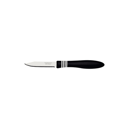 Cor & Cor Paring Knives Set – 2 Pieces – Black Handles – Stainless Steel Blades – Compact & Precision Cutting Tools
