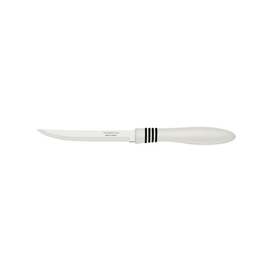 12-Piece Steak Knife Set, 5-Inch Stainless Steel Serrated Blades with Ergonomic Handles, Sharp & Durable for Cutting Meat, BBQ, and Kitchen Use