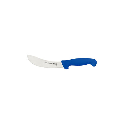 Professional Skinning Knife – 6-Inch Stainless Steel Blade – Blue Polypropylene Handle – Durable & Textured Grip