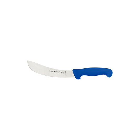 Professional Skinning Knife – 7-Inch Stainless Steel Blade with Blue Textured Polypropylene Handle – Sharp & Durable