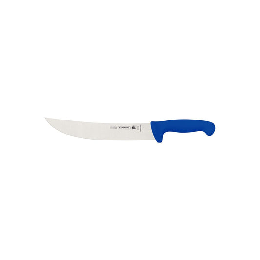 Professional Skinning Knife – 10-Inch Stainless Steel Blade with Blue Textured Polypropylene Handle – Heavy-Duty & Sharp