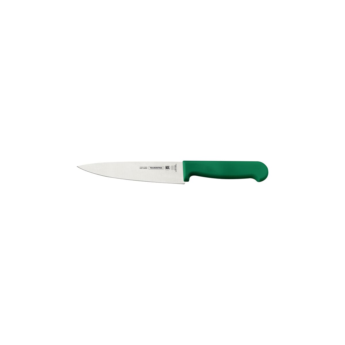 Professional Meat Knife – 6-Inch Stainless Steel Blade with Green Textured Polypropylene Handle – Precision Kitchen Tool