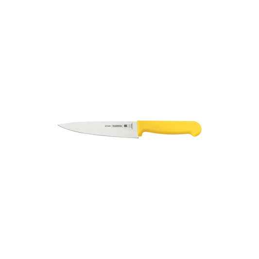 Professional Meat Knife – 6-Inch Stainless Steel Blade with Yellow Textured Polypropylene Handle – Easy Grip & Durable