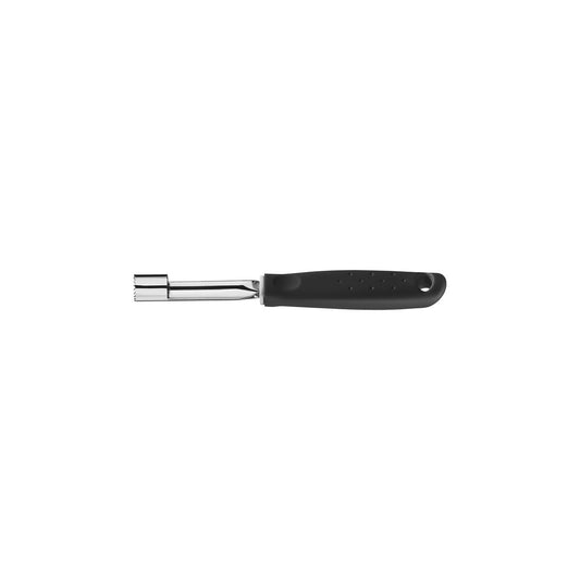 Utilità Pulp Extractor – Black Handle – Stainless Steel Tip – Compact Tool for Fruit & Juice Prep