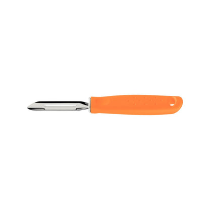 Utilitá Stainless Steel Potato Peeler – Sharp Blade with Ergonomic Polypropylene Orange Handle – Durable and Easy to Use for Peeling Potatoes, Vegetables, and Fruits – 1 Piece