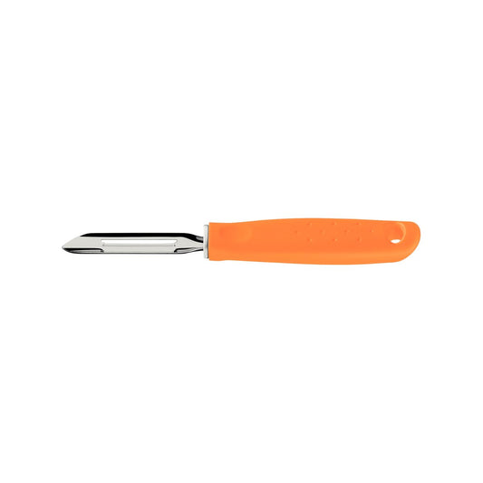 Utilitá Stainless Steel Potato Peeler – Sharp Blade with Ergonomic Polypropylene Orange Handle – Durable and Easy to Use for Peeling Potatoes, Vegetables, and Fruits – 1 Piece
