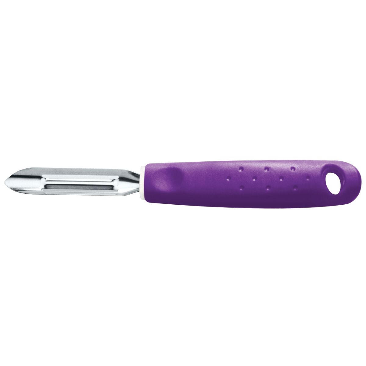 Utilitá Stainless Steel Potato Peeler – Sharp Blade with Ergonomic Polypropylene Purple Handle – Durable and Easy to Use for Peeling Potatoes, Vegetables, and Fruits – 1 Piece