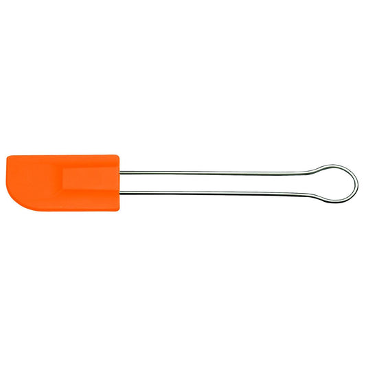 Orange Spatula – Heat-Resistant and Flexible Kitchen Utensil with Ergonomic Handle – Ideal for Cooking, Baking, and Mixing – 1 Piece