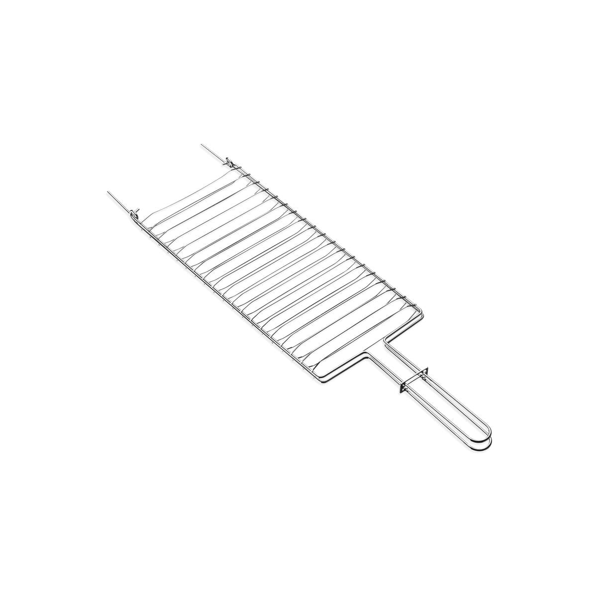 Stainless Steel Barbecue Grill – Perfect for Appetizers, Vegetables, Fish, and Small Cuts, Durable and Easy to Clean, 56 x 17.6 cm