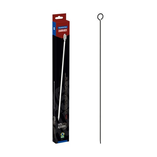 Barbecue Skewers – 6 Pieces – 30 cm – Stainless Steel – Ideal for Grilling Meat, Vegetables & Kebabs