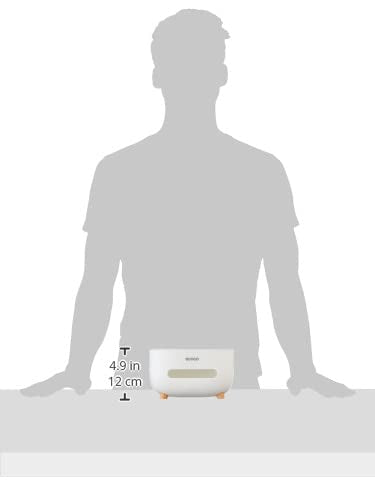 E2009 Desktop Tissue Box Office Desk Case Organizer - Grey White