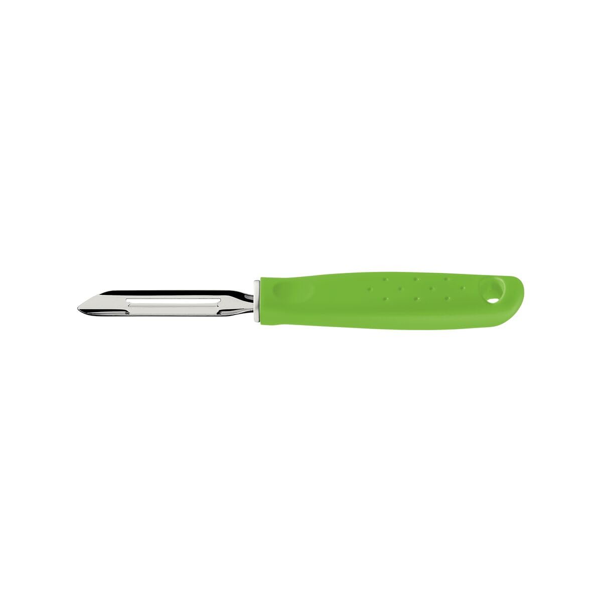 Utilitá Stainless Steel Potato Peeler – Sharp Blade with Ergonomic Polypropylene Green Handle – Durable and Easy to Use for Peeling Potatoes, Vegetables, and Fruits – 1 Piece