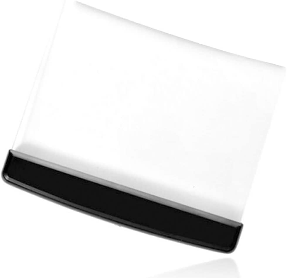 Qibykehei Flat Book Light Page Book Light for Reading in Bed at Night Clear LED Book Full Page Light Illuminator Panel Plate Lamp Board Wireless (Black)