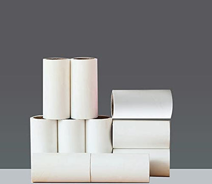 Zhong chen12 pcs lint roller refill 720-page tearable sticky fluff roller supplement paper core suitable for pet hair dust removal lint rollers replacement core(not including handle)
