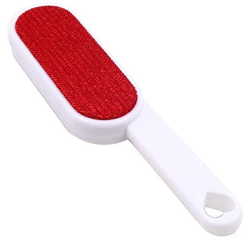 Double sided lint remover brush velour surface for pet fur and lint remover pet hair