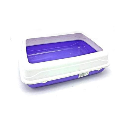 Cats And Dogs Sand Box With Removable Top 40X32Cm - Purple