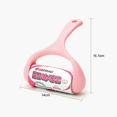 Lint Rollers & Brushes - Adhesive Tape Sticky Clothes Lint Roller Brush Dust Dirt Fluff Remover For Clothes Pet Hair Dust Carpet Dust Removal Brush (1 roll sticky paper)
