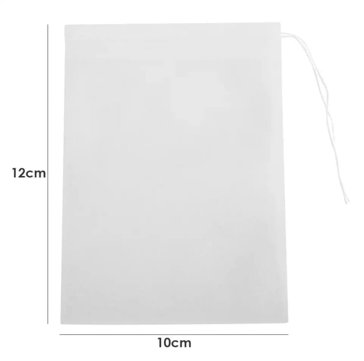 Reusable Empty Tea Bags (100 Pieces, 12 x 10cm)