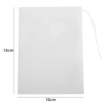 Reusable Empty Tea Bags (100 Pieces, 12 x 10cm)