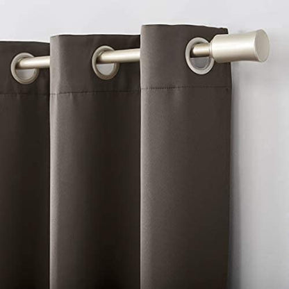 Luxury Blackout Curtains-Steel grommets-thermal Insulated fabric-for room Darkness
