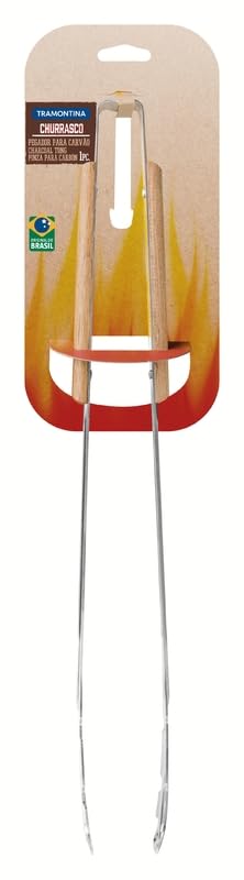 Charcoal Gripper – Natural Material – Securely Handles Hot Charcoal – Easy & Safe for BBQ & Outdoor Cooking