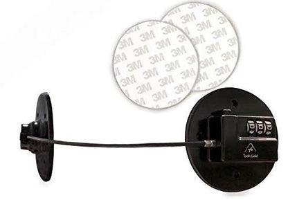 TOOLSGOLD Fridge Lock, Refrigerator Lock, mini fridge lock, File Cabinet Lock, Drawer Lock, Lock for Cabinet, Child Safety lock Refrigerator Door Lock combination, fridge door lock with combination