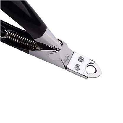 مقص أظافر الحيوانات الأليفة للكلاب والقطط - أداة احترافية للعناية بالحيوانات الأليفة مع واقي أمان ومقبض غير قابل للانزلاق وشفرات حادة من الفولاذ المقاوم للصدأ، مثالية للحيوانات الأليفة الصغيرة والكبيرة