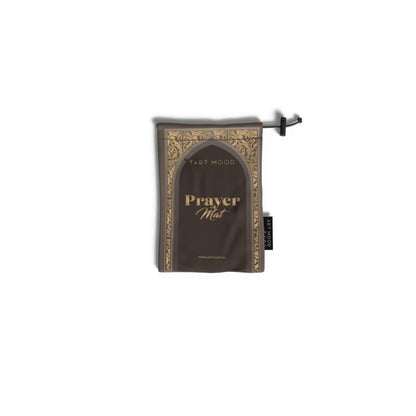 Al-Hedaya Waterproof Prayer Mat, a Durable Rug in Brown made from Wipeable Material, 68x117 cm, for Comfortable Prayer, an Easy-to-Clean Salah Mat for Outdoor, Indoor, and Travel