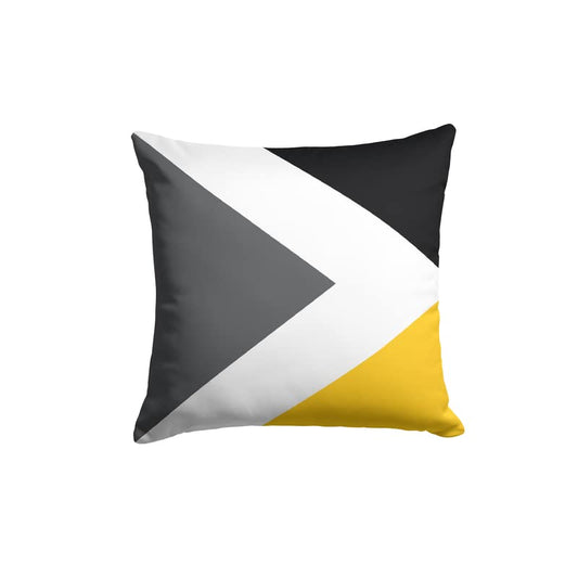 Canvas Tribal Cushion Cover, a stylish and durable decorative pillow with a bold, ethnic-inspired multi-color pattern, 40x40 cm, perfect for a bohemian or eclectic home decor theme