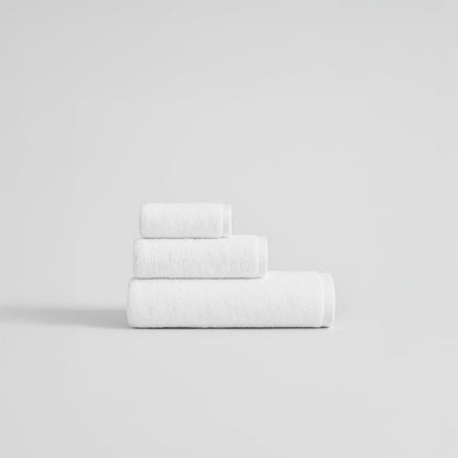 Hotel Cotton Set, White High GSM Soft and Absorbent Cotton, Multiple Size Bathroom Towels for Face, Hand, and Body, Daily Essentials