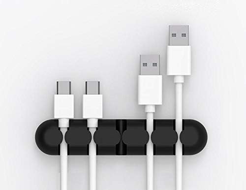 1 Piece Adhesive Silicone Cable Management Winder Earphone Organizer Charging Cords Storage Mouse Wire Holder Clip