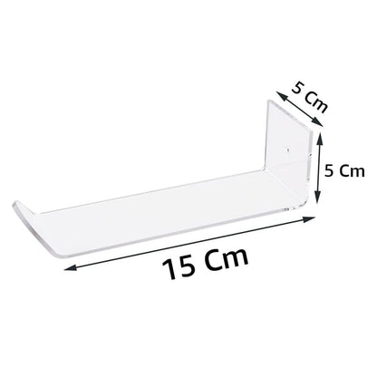 Clear Acrylic Headband Organizer and Storage 3 Pack, Modern Hairbow and Hair Accessory Holder for Girls & Women, Wall Mount or Countertop Display Stand for Tidy Vanity & Closet