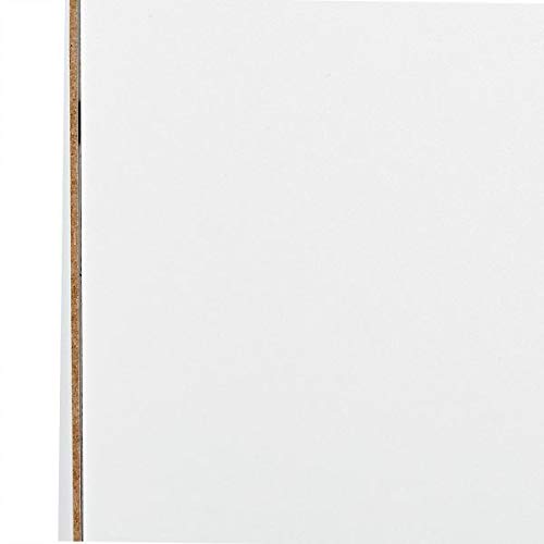 4-Tier Book Shelf, Tall Narrow Bookshelf with 4 Open Shelves, Modern Design in White, H 1060 mm x W 30 mm x D 240 mm, Space-Saving Storage Organizer, Sleek and Tall