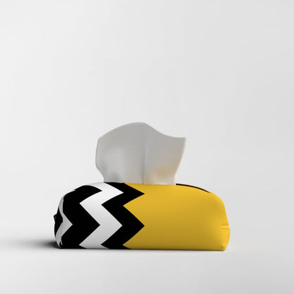Fabric Tissue Box Cover Premium Fabric Tissue Holder With Leather Layer Inside for Home, Office, and Car Durable and Elegant Tissue Dispenser for Standard Tissue Boxes