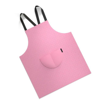 Apron, Cross-Back Design, Soft Cotton-Like Fabric, One Size, Lightweight Breathable Unisex with Front Pocket, for Cooking, and Daily Use