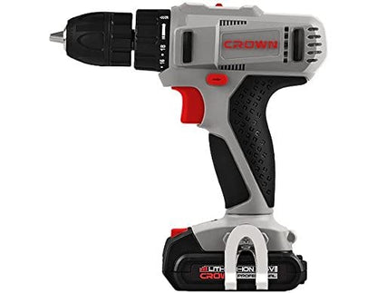 Crown ct21055l 2 batteries operated drill - 14.4 volt-10 mm