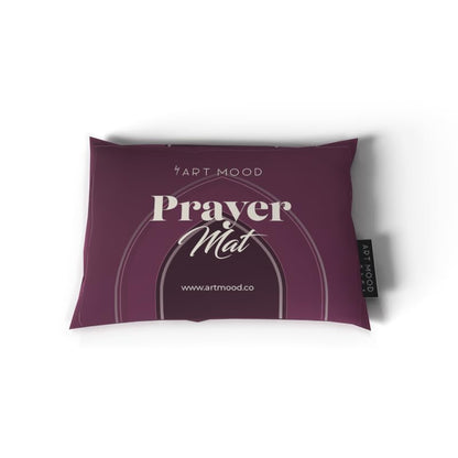Al-Taqwa Velvet Prayer Mat, a Luxurious Islamic Rug in Purple from Soft Velvet Material, 68x117 cm, for Comfortable Prayer and Meditation, Ideal for Home, Mosque, or Travel Use