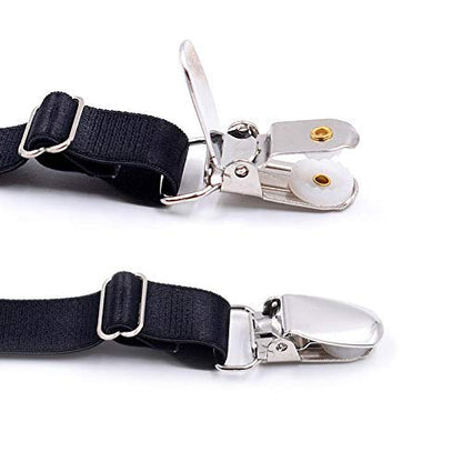 Men's Adjustable Shirt Stays Garters Suspenders /Holder