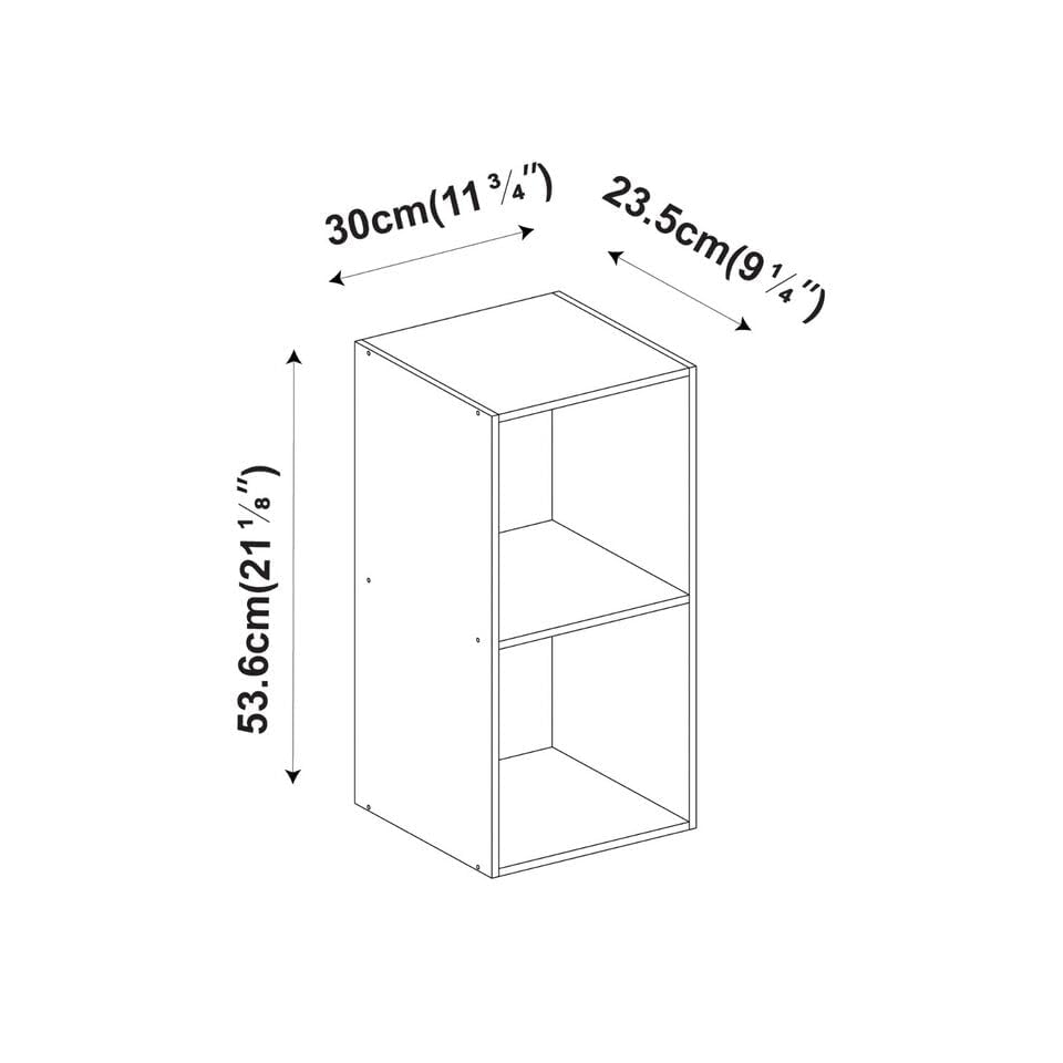 4 Cube Organizer, Versatile Storage Bookcase and Shelf Unit in White, Stackable and Modular Design for Closet, Office, or Living Room, Modern and Simple Organizer