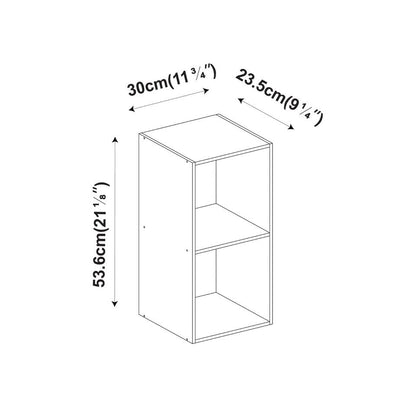 4 Cube Organizer, Versatile Storage Bookcase and Shelf Unit in White, Stackable and Modular Design for Closet, Office, or Living Room, Modern and Simple Organizer