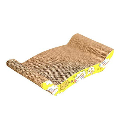 Funny Corrugated Paper Pet Cat Scratch Board Toy Kitten Claw Scratching Pad Mat Scratcher Cats Training Tools