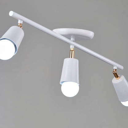 نجفه شوب تراك لايت أبيض التصميم العصري والتوزيع المتوازن للإضاءة يتميز بزاوية واسعة تضمن انتشار الضوء بشكل متساوٍ في جميع الاتجاهات مما يجعله مثاليًا للاستخدام في المنازل،المكاتب،المتاجرSLTW-3