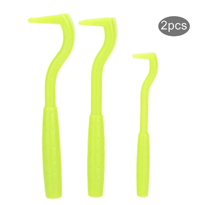 AMONIDA Cat Bug Catcher, 2 Sets Tick Removal Tool Kit, Dog Flea Tweezers General Green for Dogs